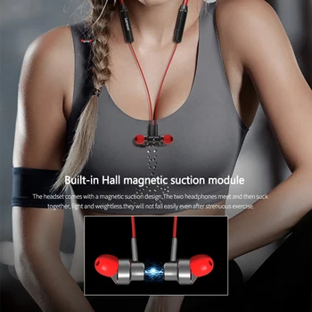 Nye Lenovo HE06 Lenovo Cirkel Strygejern Bluetooth Headset Sport Headset Indgang Magnetiske Høj
