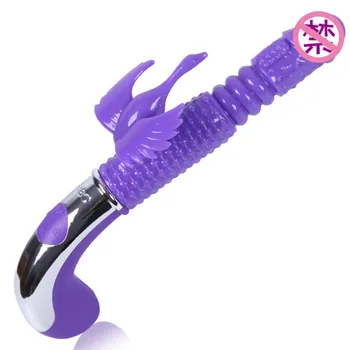 Nye Pistol type USB-opladning, holde strækker sig vibrationer, vuggende dildo og G-spot vibrerende massageapparat, voksen sex legetøj til kvinder