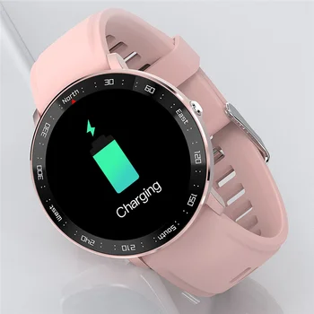 Nye Smartwatch Damer vandtæt ur Fuld touch-skærm Sport smartwatch damer puls fitness tracker til IOS Android+Max