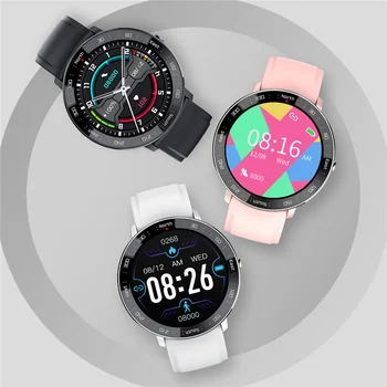 Nye Smartwatch Damer vandtæt ur Fuld touch-skærm Sport smartwatch damer puls fitness tracker til IOS Android+Max