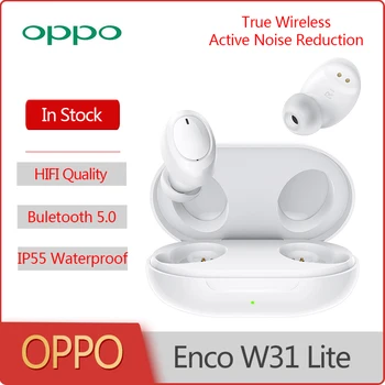 OPPO Enco W31 Lite TWS Bluetooth Hovedtelefoner High-definition Lyd Kvalitet IP55 Støvtæt, Vandtæt 20h Batteriets Levetid Headset