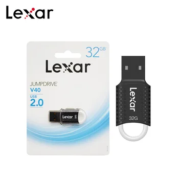 Oprindelige Lexar V40 USB Flash Drive 16GB 32GB High Speed USB 2.0 Pen-Drev JumpDrive Memory Stick Mini U Disk