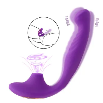 Oral Sex Suge Klitoris Stimulation Kvindelige Onani Vibrerende Sucker Sex Legetøj For Kvindens Vagina Sugende Stor Dildo Vibratorer