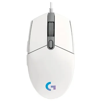 Original Logitech G102 LIGHTSYNC/PRODIGY G203 Gaming Mouse Optical 8000DPI 16.8 M Farve Tilpasning af 6 Knapper Kabel Hvid Sort