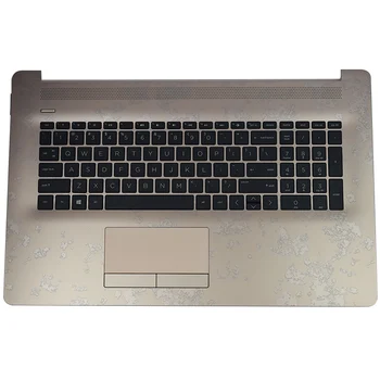 Original NY Bærbar Håndfladestøtten Øverste Tilfældet Med Touchpad og Tastatur Til HP 17-CA 17-AF