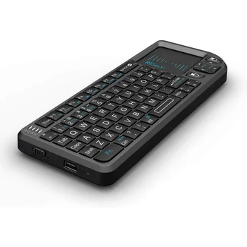 Original Rii Mini X1 spanske Mini 2,4 GHz Trådløse Tastatur Air Mouse with TouchPad for TV-Boksen Android /Mini PC/Laptop