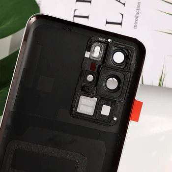 P40Pro Batteri Cover For Huawei P40 Pro Boliger Glas Reparation Bagdøren Telefon Bageste Tilfælde + Logo Kamera Linse Mærkat