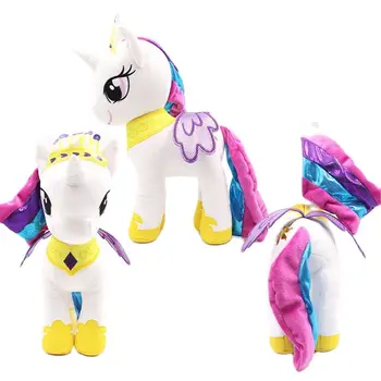 Plys Legetøj Pony unicorn L Søde Plys-Dukke fra Toy Kosmiske Prinsesse Bløde Dukke Ziyue Fersken Unicorn Dukke