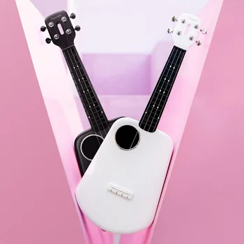 Populele 2 LED Smart-Sopran Ukulele Koncert fra Xiaomi Bluetooth Ukulele 4 Strenge 23 Tommer Hvid Akustisk El-Guitar Uke