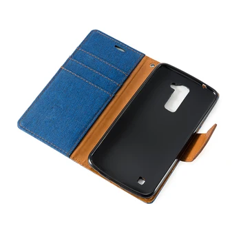 Pu Læder Tegnebog Case For LG K10 2016 Flip Phone Case For LG Magna G4C G4 Mini Business Book Sag Blød Silikone Tpu Back Cover