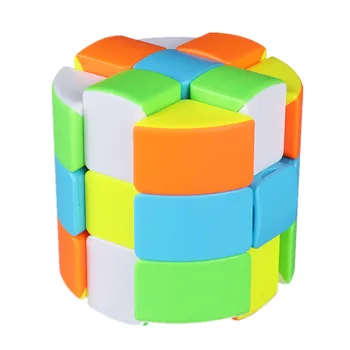Qiyi Tønde Magic Cube 3x3x3 Magic cube Stickerless 3x3 Speed Cube Legetøj for Børn