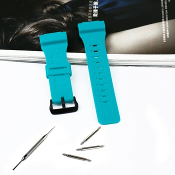 Resin rem tilfælde mænds tilbehør pin spænde for Casio AQ-S810W AQ-S800W-1A sport vandtæt par ur band