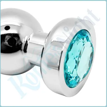 RomeoNight ( 3Pcs/Masse ) Diamant Metal Prop Glat Touch Anal Legetøj Butt Plug, Voksen Sex Legetøj Sex Produkter