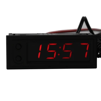 RTC RX8025T Elektronisk Ur Display Modul Rød Farve 0,8 tommer 4Bit LED Dobbelt Temperatur Display Spænding Overvåge Real-Time Clock