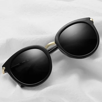 Rundt Retro Kvinder Polariseret Recept Solbriller Mænd Kørsel Spejl Gafas Mode Nærsynethed Briller -0.5 -1.0 -2.0 At -5.0