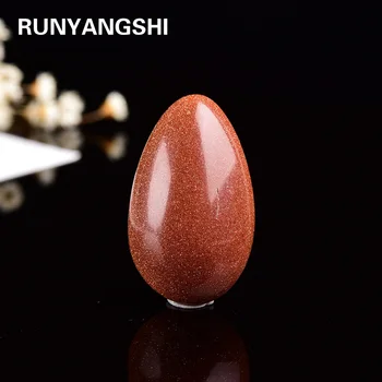 Runyangshi 1PC 20g rød sandsten Vand drop type natursten DIY Håndværk Krystal Vedhæng Hjem Ornamenter Dekoration