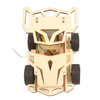 Samlet Elektrisk Fjernbetjening Bil Racing 3D Træ-Puslespil Toy DIY B36E
