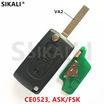 SIKALI Fjernbetjeningen Køretøj Kontrol for CITROEN C2 C3 C4 C5 Picasso Berlingo Alarm (CE0523, SPØRGE/FSK, VA2)
