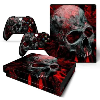 Skull designs Spil Dække Huden Konsol & Controller Decal Klistermærker til Xbox One X Hud Vinyl Klistermærker