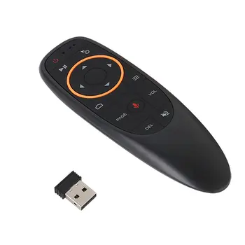 Stemme Fjernbetjening 2.4 G Wireless Air Mouse Mikrofon Gyroskop IR-Læring til Android TV Box T9 H96