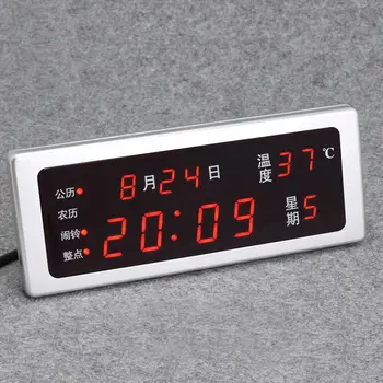 Temperatur Kalender Alarm Digital Led Nat Lys, Musik, Lcd-Vækkeur Smart Usb Hjem Zegary Elektroniske Gadgets AE50AC