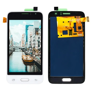 Testet Arbejder For Samsung Galaxy J1 2016 LCD-J120 SM-J120f J120M J120H LCD Display + Touch Screen Digitizer Assembly Dele