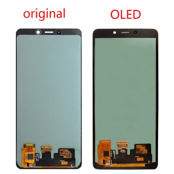Testet For OLED Samsung Galaxy A9 2018 A920 LCD-A9S A9-Stjernede Pro Display Touch-Skærm Digitizer Assembly For A920-Skærm