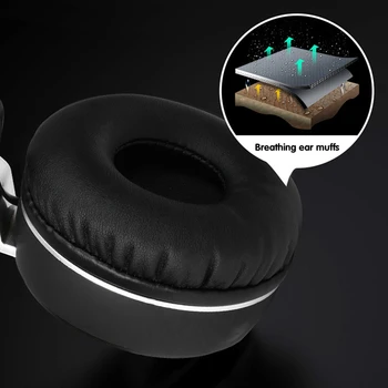 Trådløs Bluetooth-5.0 Hovedtelefoner Headset Binaural Bass Bag Øret Sports Spil Vandtæt Headset, Folde-Universal