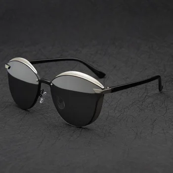 TUZENGYONG Kvinder Polariserede Solbriller Luksus Mode-Cat Eye Damer Vintage Brand Designer Kvindelige solbriller oculos UV400