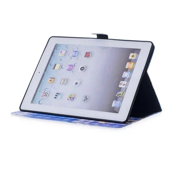 Udskrivning af PU-Læder taske Til iPad 2 3 4 model A1460 A1459 A1458 A1414 A1430 A1403 A1397 A1396 A1395 Smart Cover