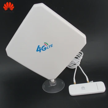 Ulåst Huawei E3372 E3372h-153 4G LTE-150Mbps USB-Modem LTE Trådløse USB-Dongle +stor 1stk antenne