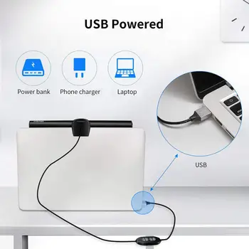 Usb-Screenbar Light bordlampe Computer, Bærbar Skærm, Bar Hængende Lys Bord Lampe Til LCD-Monitor Lampe Undersøgelse læselys