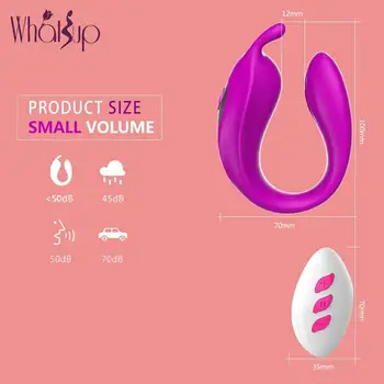Vibrador jugetes sexuales para la mujer fjernbetjening trådløs Powerful G Spot Klitoris sex legetøj til par dual vibration