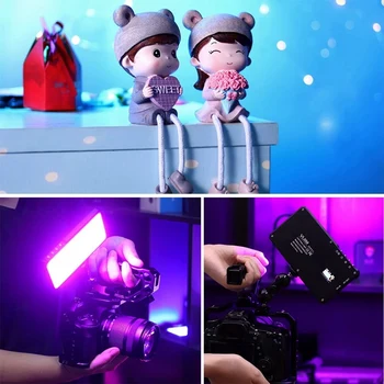 VIJIM VL-3 Bærbare RGB LED Video Lys Fotografering Fyld Lys 3000K-6500K CRI95+ Dæmpbar 6 Belysning Effekt Tilstande