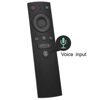 Voice Input 2,4 GHz Fjernbetjening Trådløs Bærbar Tastatur w/ USB-Modtager Til Android TV Box, PC, Bærbar, Notebook Smart TV