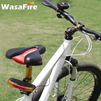 WasaFire 7 LED Cykel Tur Signal Lys med Horn MTB Foran baglygter Cykel Retningsemt bremselys Cykling Baglygte Lampe