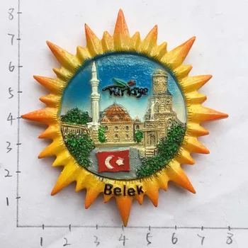 World Tourism Køleskab Magnet Souvenir-Jerman Indien, Vietnam, Egypten Port Said Tyrkiet Køleskab Magneter Mærkat City Travel Håndværk