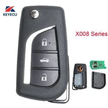 XHORSE engelsk Version Universal Fjernbetjening Key Fob 3-Knappen for VVDI vigtigt Redskab ,X008 Serie