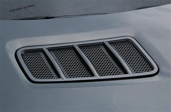 Yimaautotrims Front Tag Hætten klimaanlægget AC Vent Outlet Dække Trim For Mercedes-Benz GLE W166 Coupe C292 2016 2017 ABS