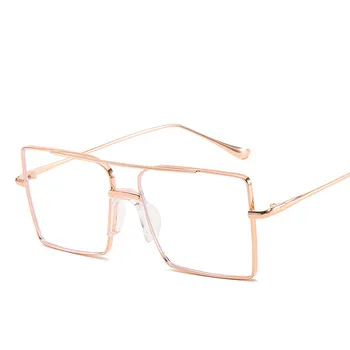 Yoovos 2021 Briller Ramme Kvinder Luksus Overdimensionerede Briller Kvinder Blå Lys Briller Til Kvinder Classic Okulary Gafas De Hombre